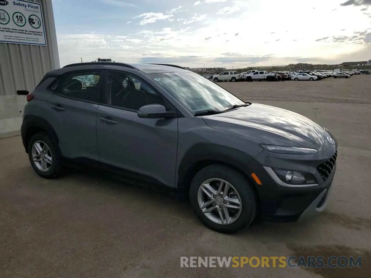 4 fotografías del automóvil dañado KM8K1CAB1NU894934 HYUNDAI KONA 2022