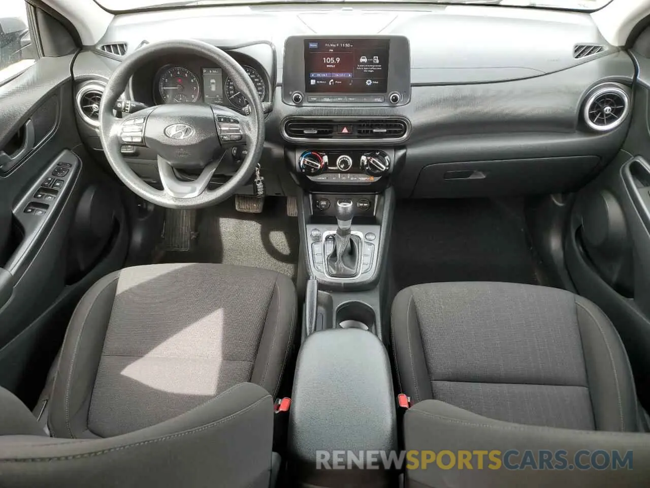8 fotografías del automóvil dañado KM8K1CAB1NU894934 HYUNDAI KONA 2022