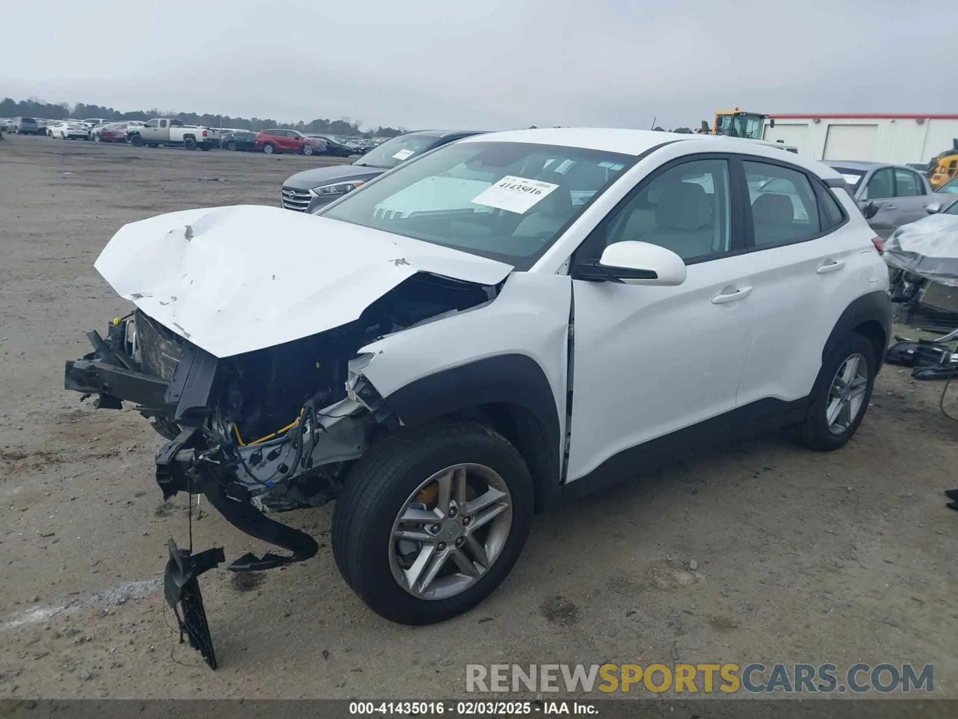 2 fotografías del automóvil dañado KM8K22AB1NU794453 HYUNDAI KONA 2022