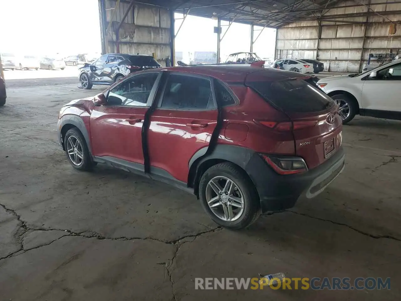 2 fotografías del automóvil dañado KM8K22AB2NU877731 HYUNDAI KONA 2022