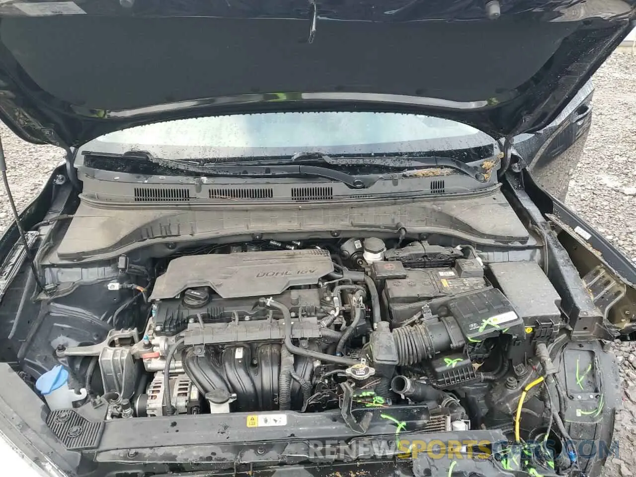 11 fotografías del automóvil dañado KM8K22AB5NU768552 HYUNDAI KONA 2022