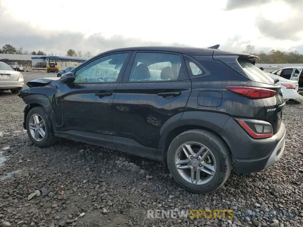 2 fotografías del automóvil dañado KM8K22AB5NU768552 HYUNDAI KONA 2022