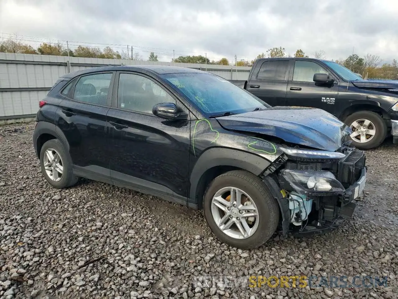 4 fotografías del automóvil dañado KM8K22AB5NU768552 HYUNDAI KONA 2022