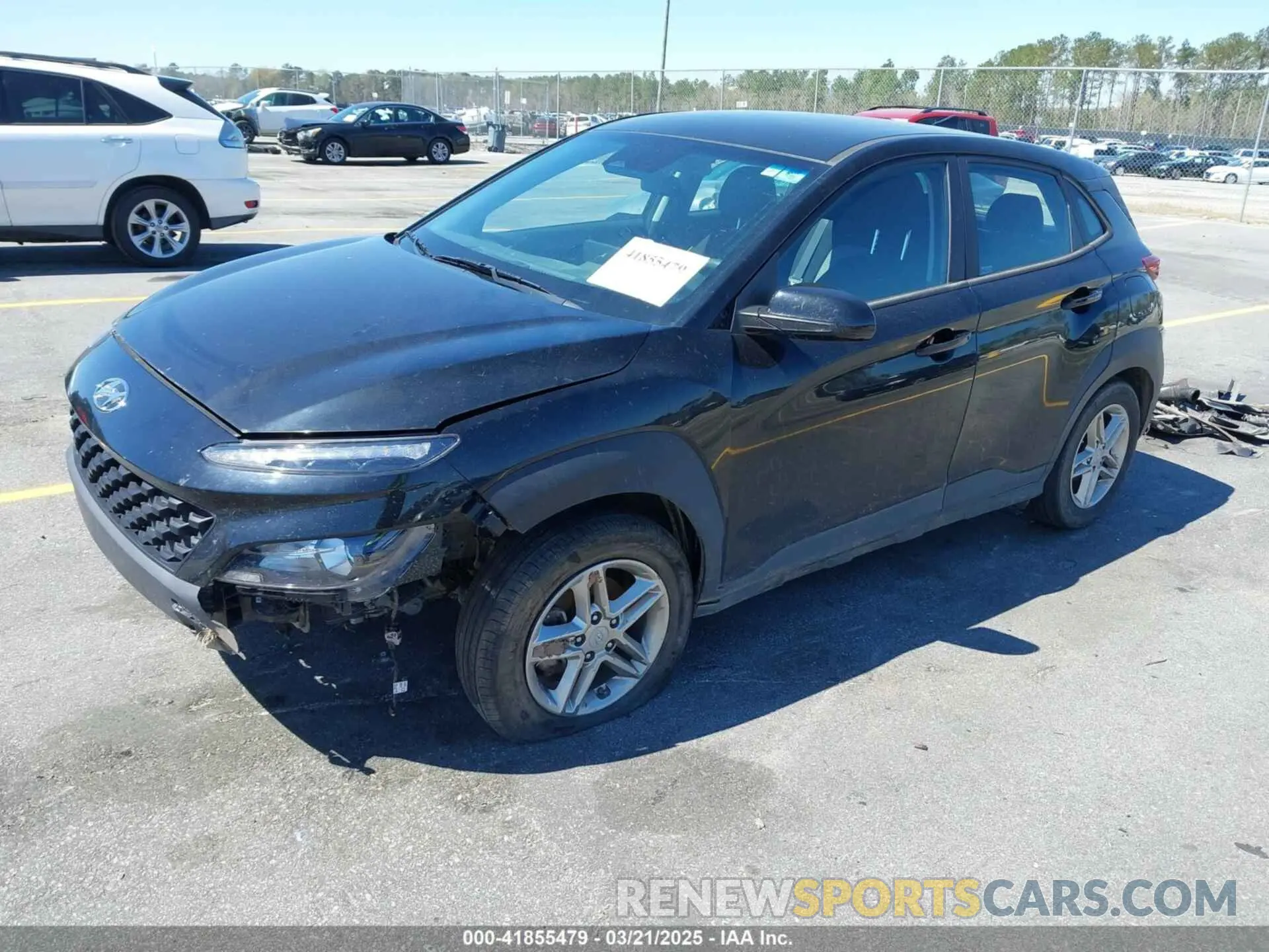 2 fotografías del automóvil dañado KM8K22AB5NU769474 HYUNDAI KONA 2022