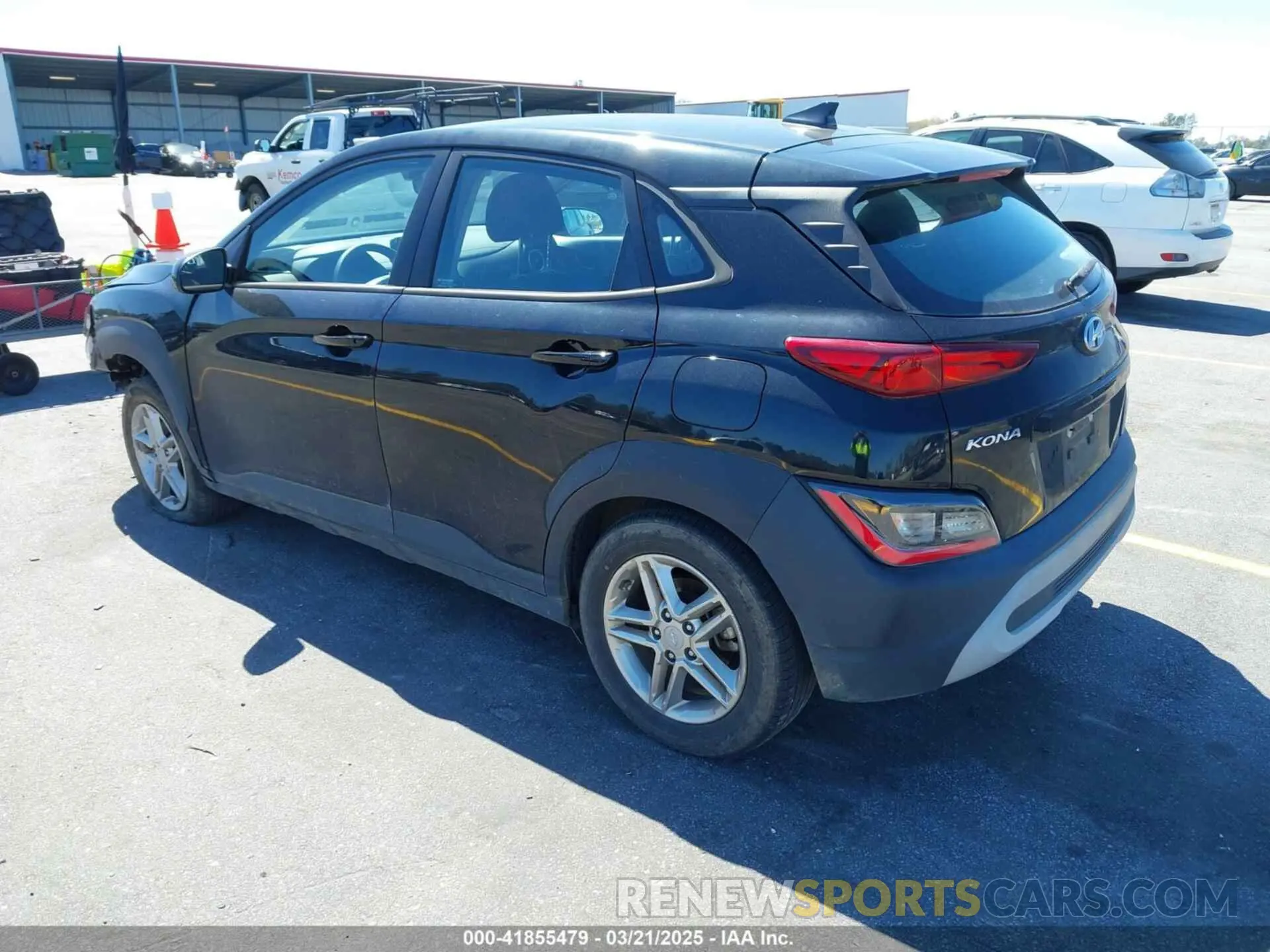 3 fotografías del automóvil dañado KM8K22AB5NU769474 HYUNDAI KONA 2022