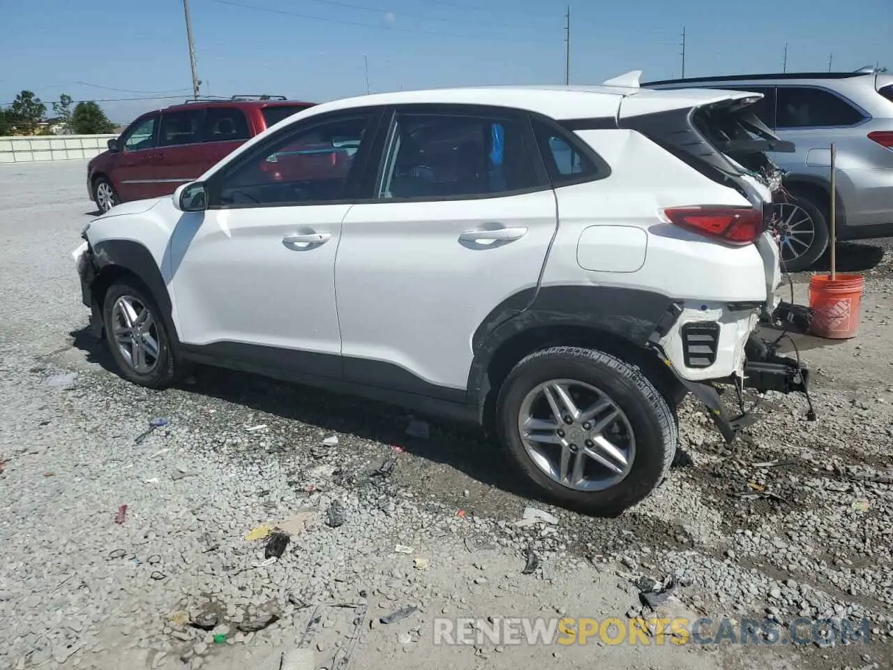 2 fotografías del automóvil dañado KM8K22AB7NU899045 HYUNDAI KONA 2022