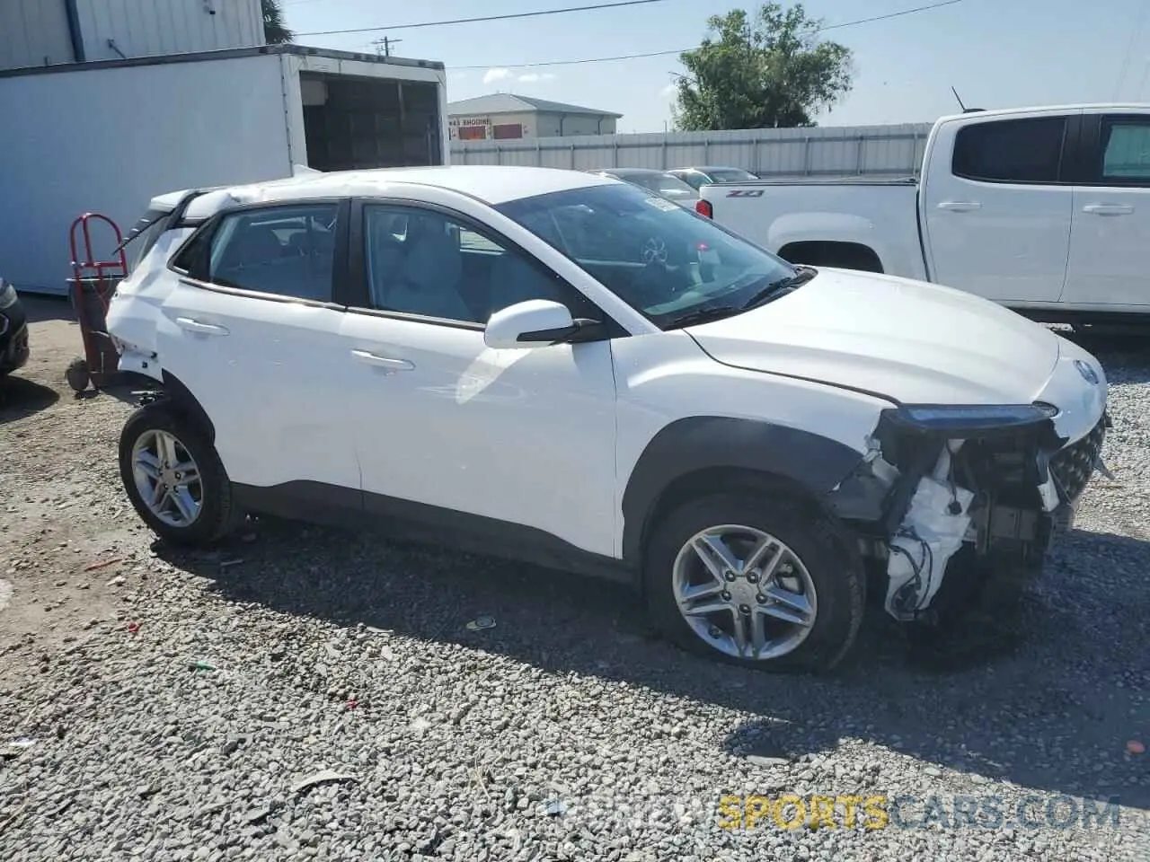 4 fotografías del automóvil dañado KM8K22AB7NU899045 HYUNDAI KONA 2022