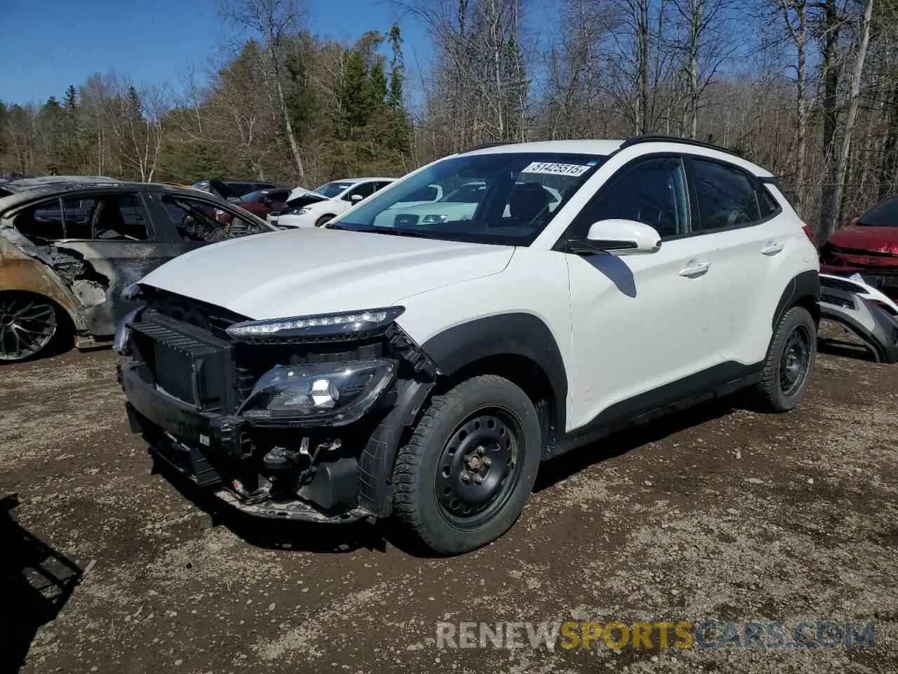 1 fotografías del automóvil dañado KM8K22ABXNU781216 HYUNDAI KONA 2022