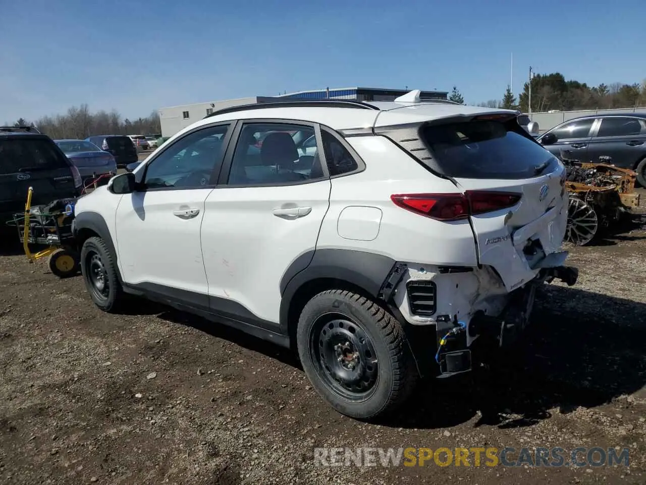 2 fotografías del automóvil dañado KM8K22ABXNU781216 HYUNDAI KONA 2022