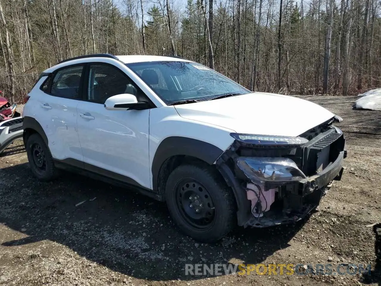 4 fotografías del automóvil dañado KM8K22ABXNU781216 HYUNDAI KONA 2022