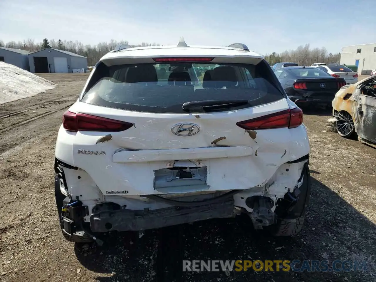 6 fotografías del automóvil dañado KM8K22ABXNU781216 HYUNDAI KONA 2022