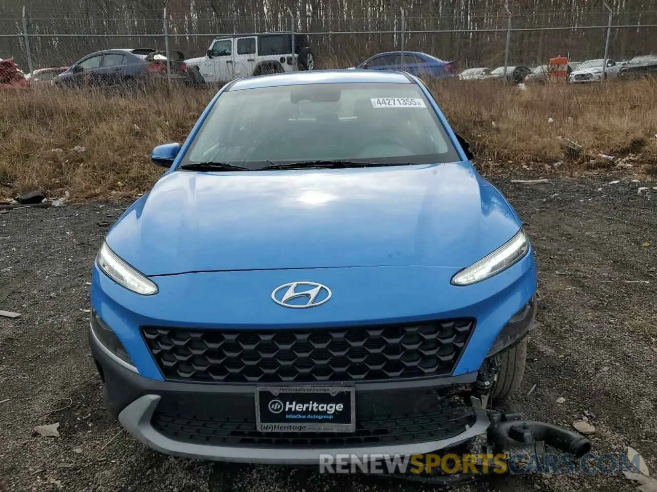 5 fotografías del automóvil dañado KM8K22ABXNU786951 HYUNDAI KONA 2022
