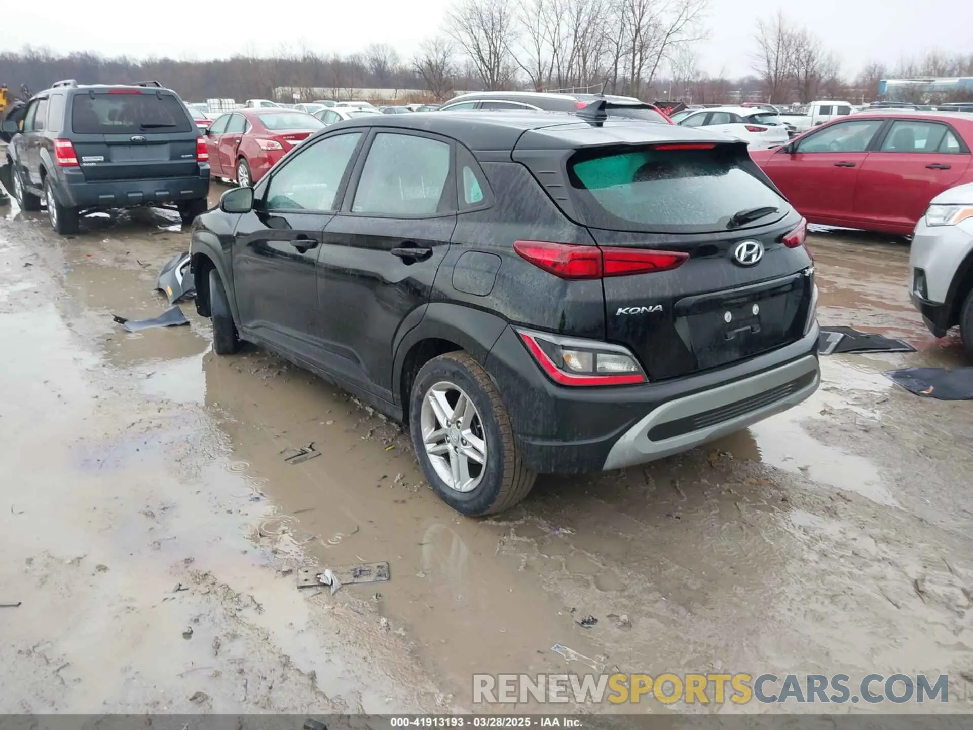 3 fotografías del automóvil dañado KM8K22ABXNU840166 HYUNDAI KONA 2022