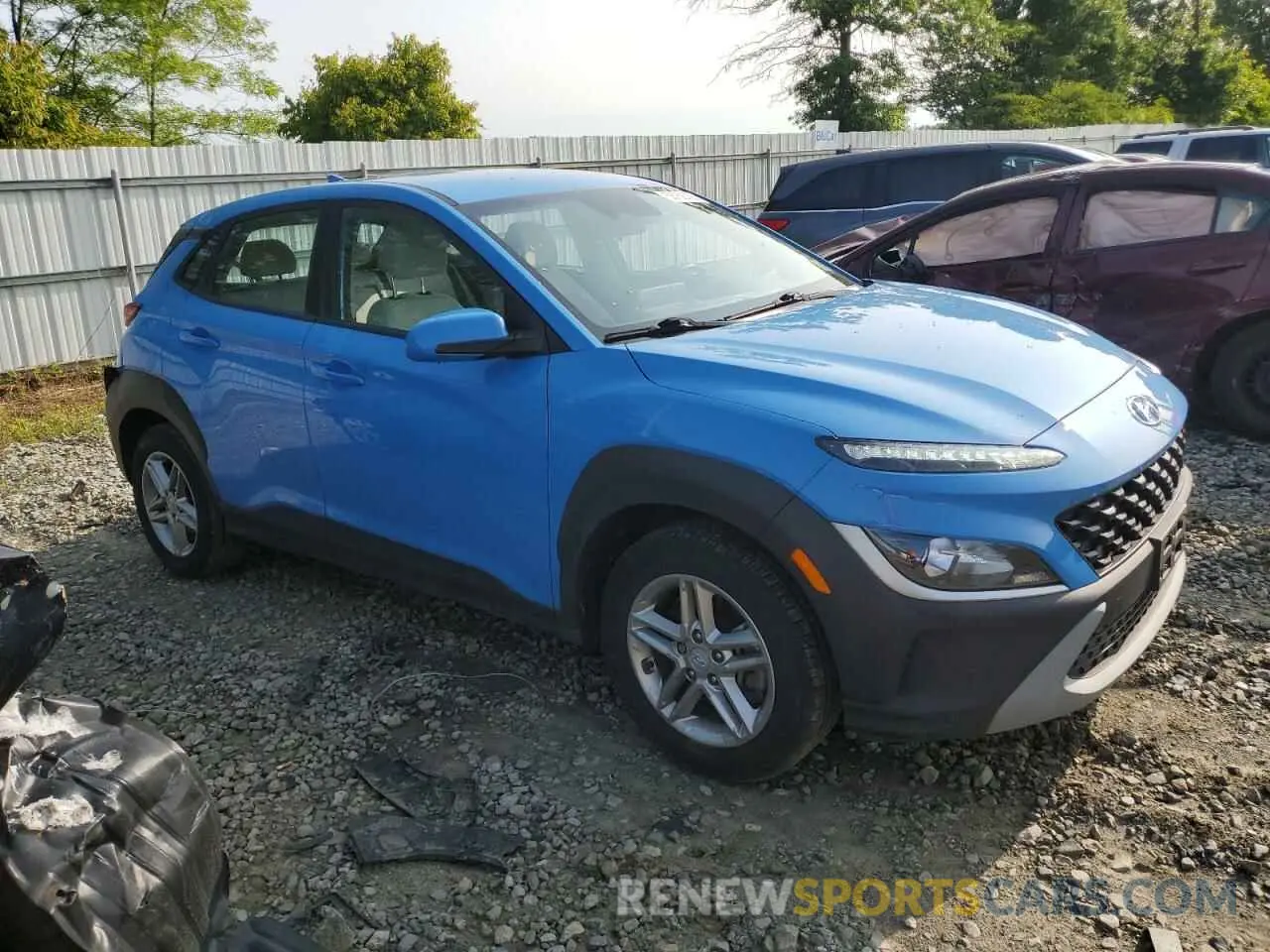 4 fotografías del automóvil dañado KM8K2CAB0NU866281 HYUNDAI KONA 2022