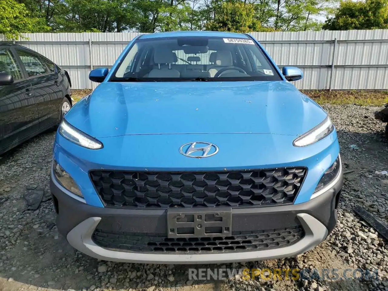 5 fotografías del automóvil dañado KM8K2CAB0NU866281 HYUNDAI KONA 2022
