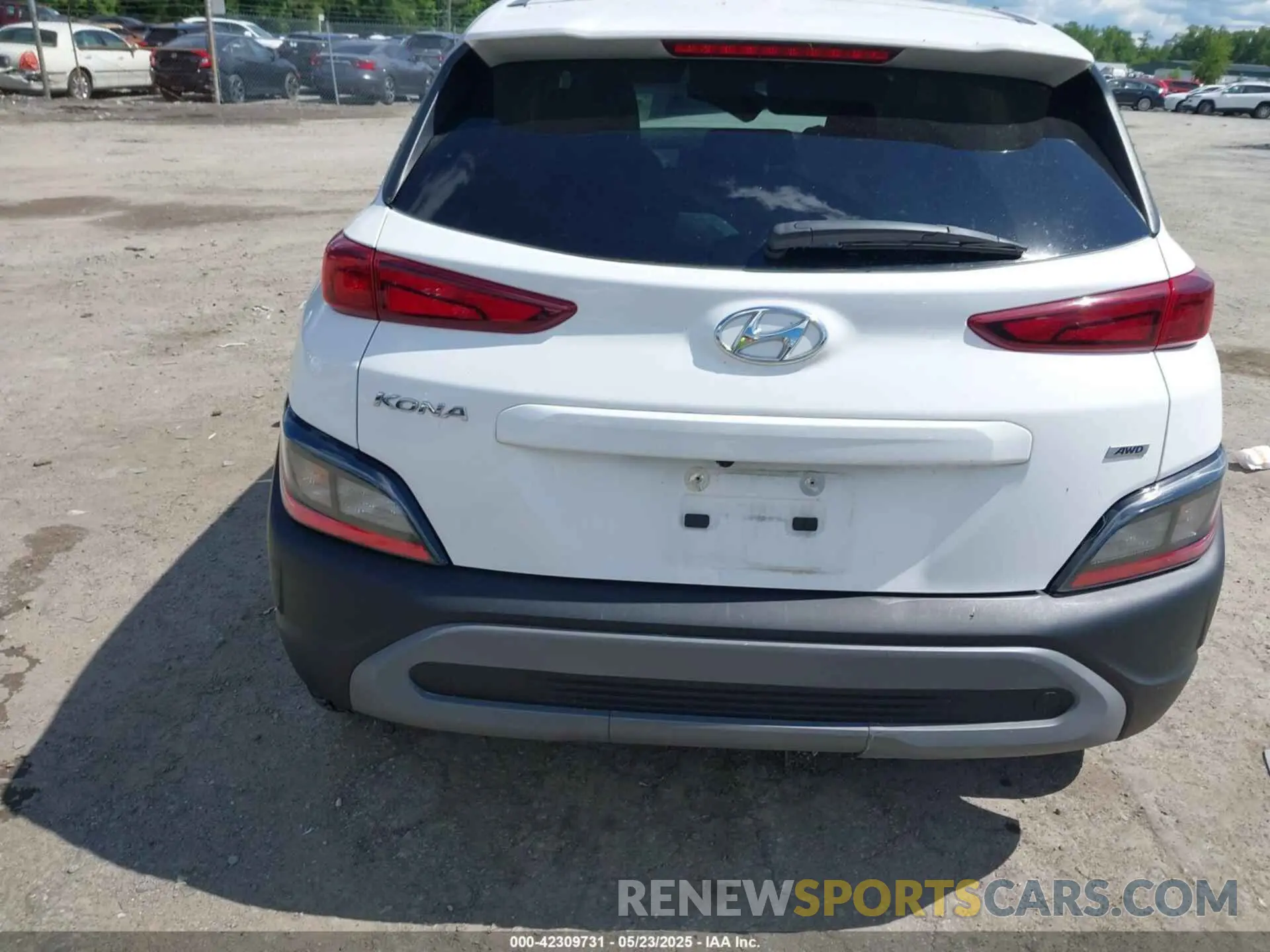 16 fotografías del automóvil dañado KM8K2CAB1NU825562 HYUNDAI KONA 2022