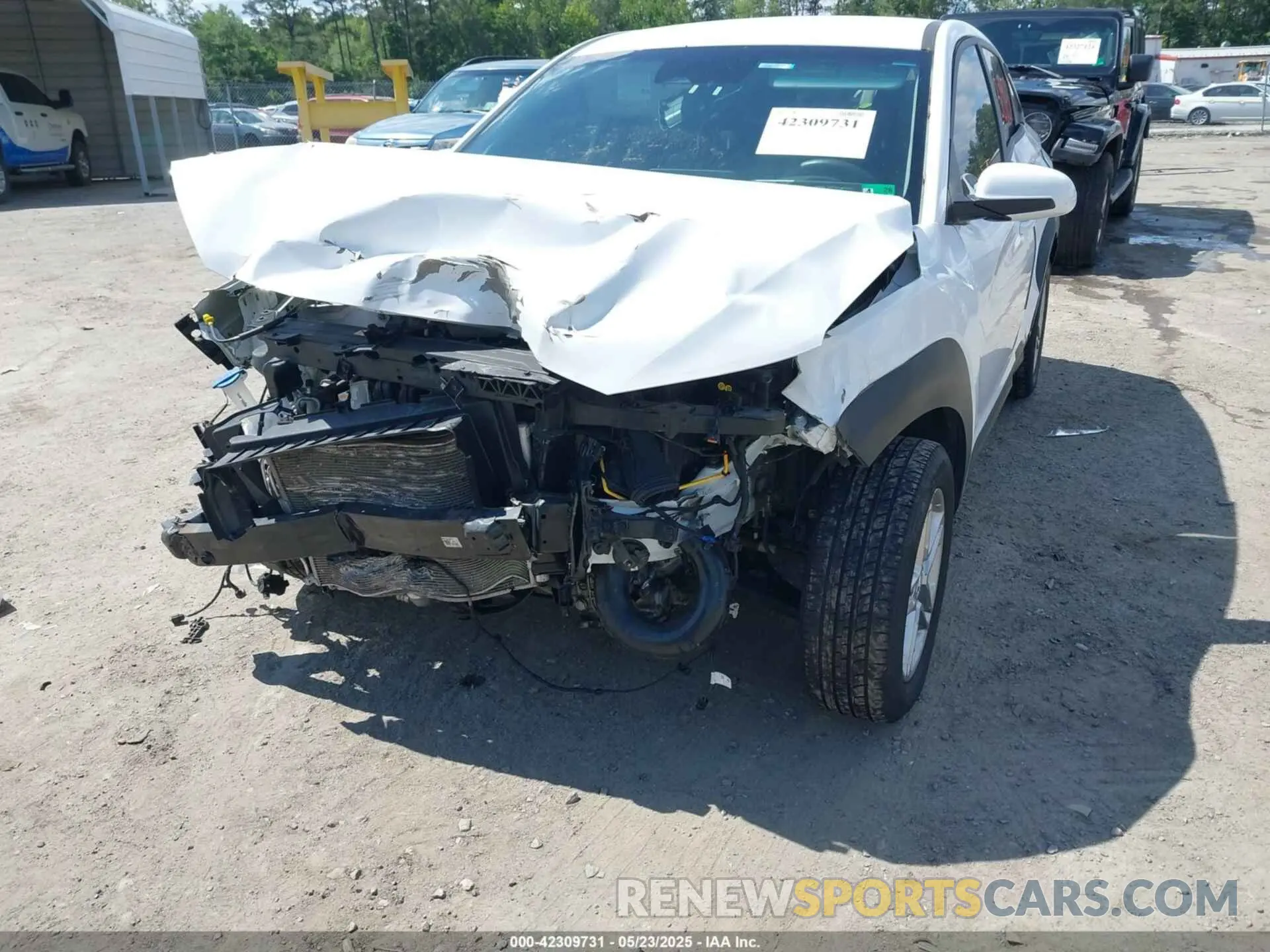 6 fotografías del automóvil dañado KM8K2CAB1NU825562 HYUNDAI KONA 2022