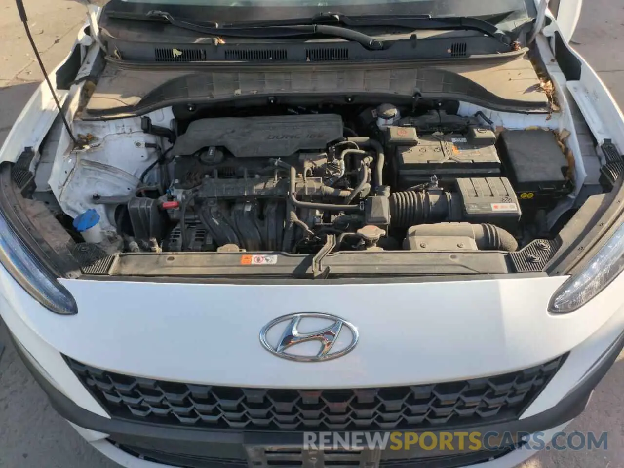 12 fotografías del automóvil dañado KM8K2CAB1NU830115 HYUNDAI KONA 2022