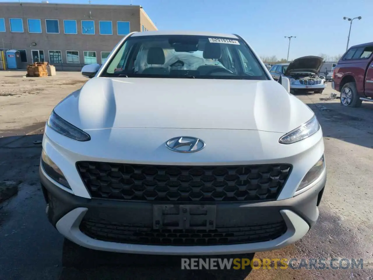 5 fotografías del automóvil dañado KM8K2CAB1NU830115 HYUNDAI KONA 2022