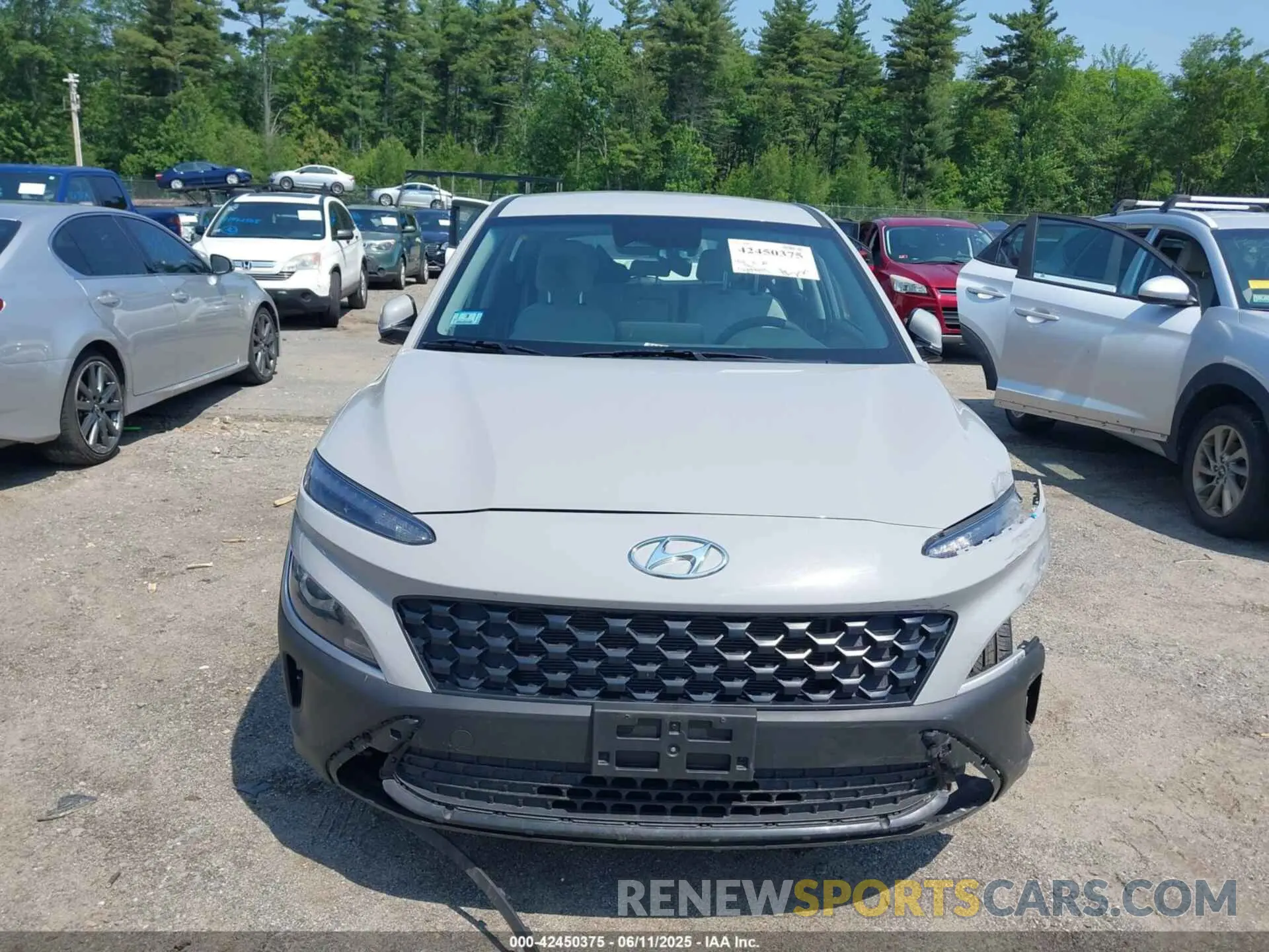 13 fotografías del automóvil dañado KM8K2CAB2NU880697 HYUNDAI KONA 2022