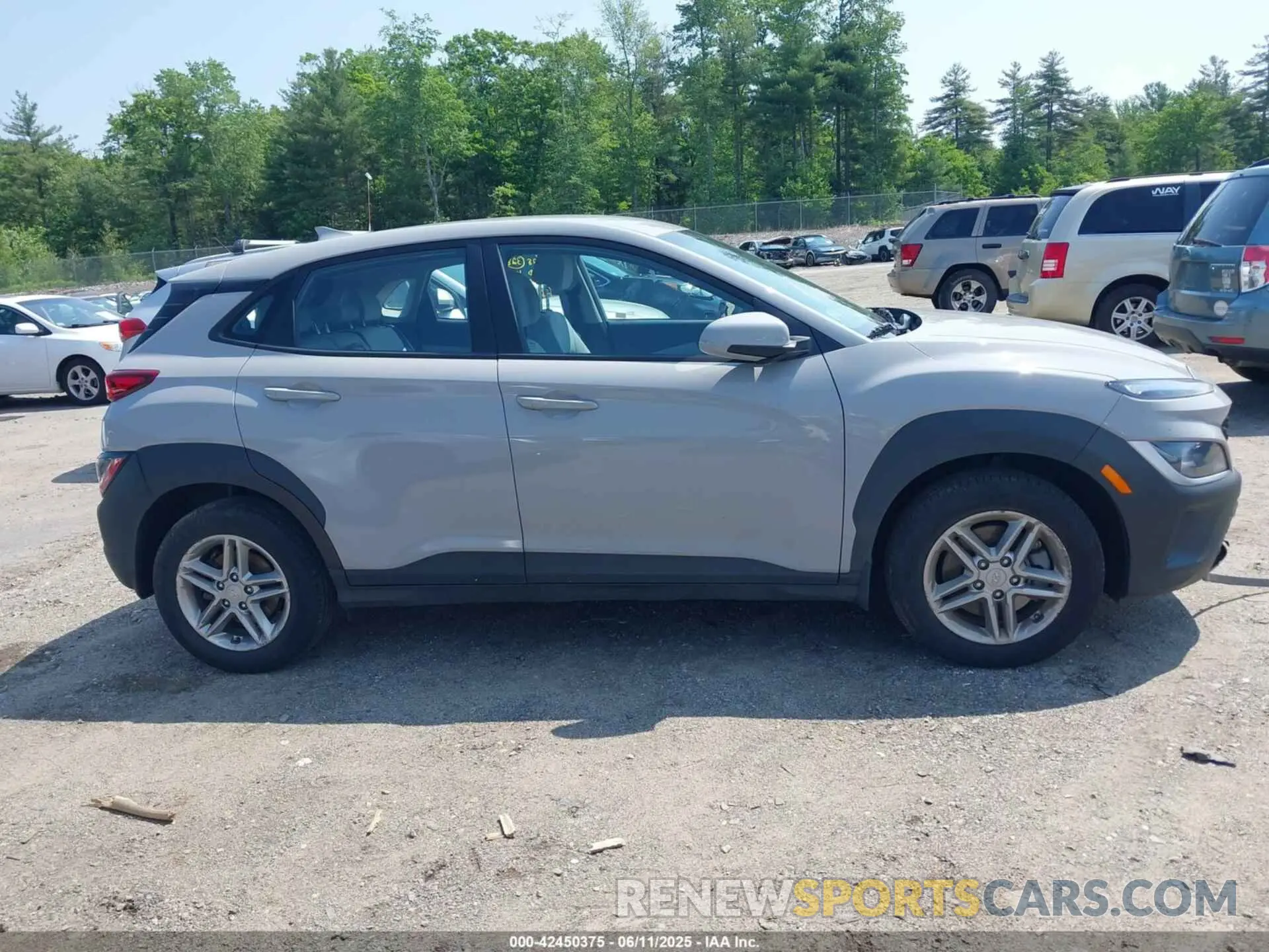 14 fotografías del automóvil dañado KM8K2CAB2NU880697 HYUNDAI KONA 2022