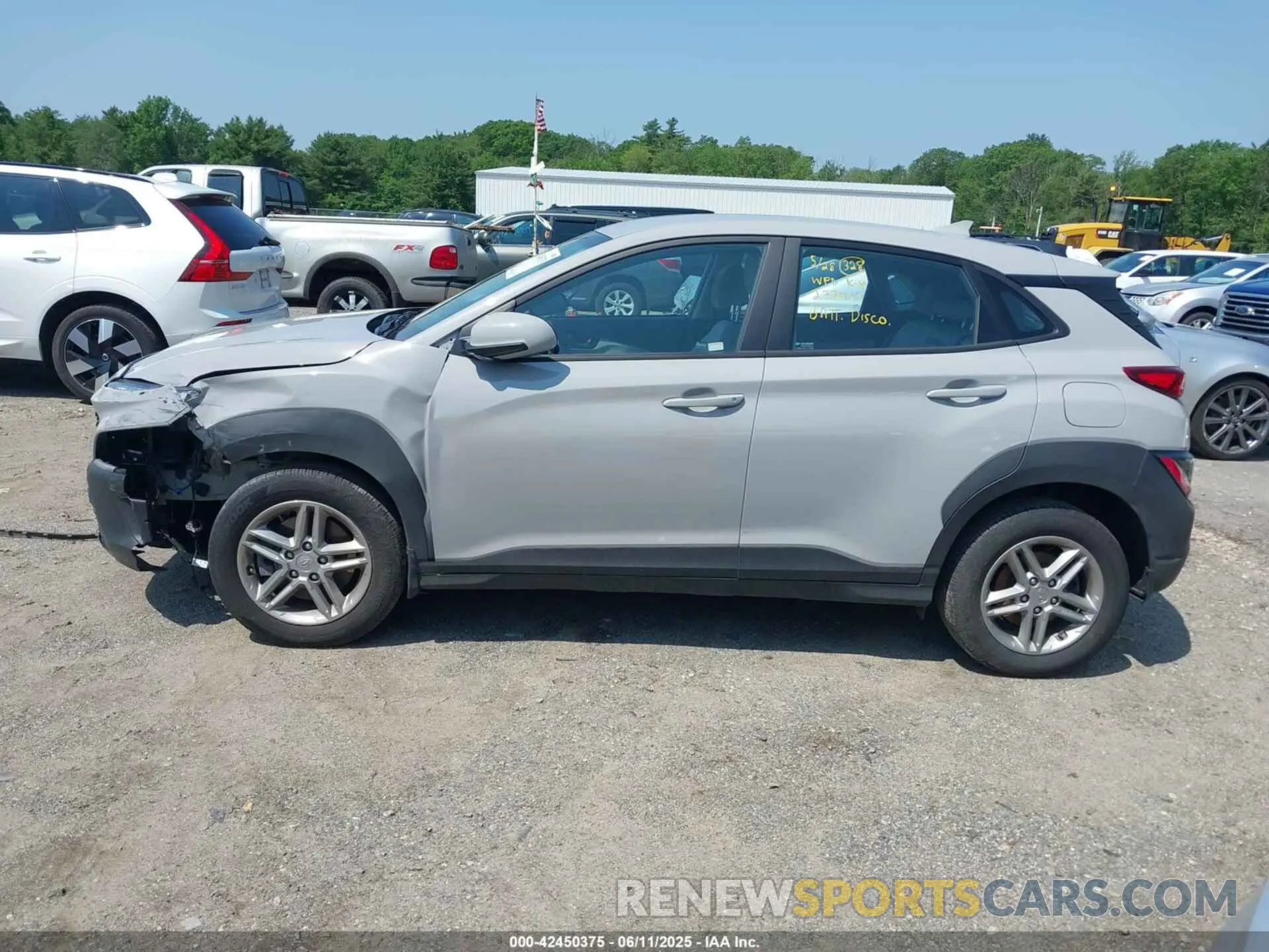 15 fotografías del automóvil dañado KM8K2CAB2NU880697 HYUNDAI KONA 2022
