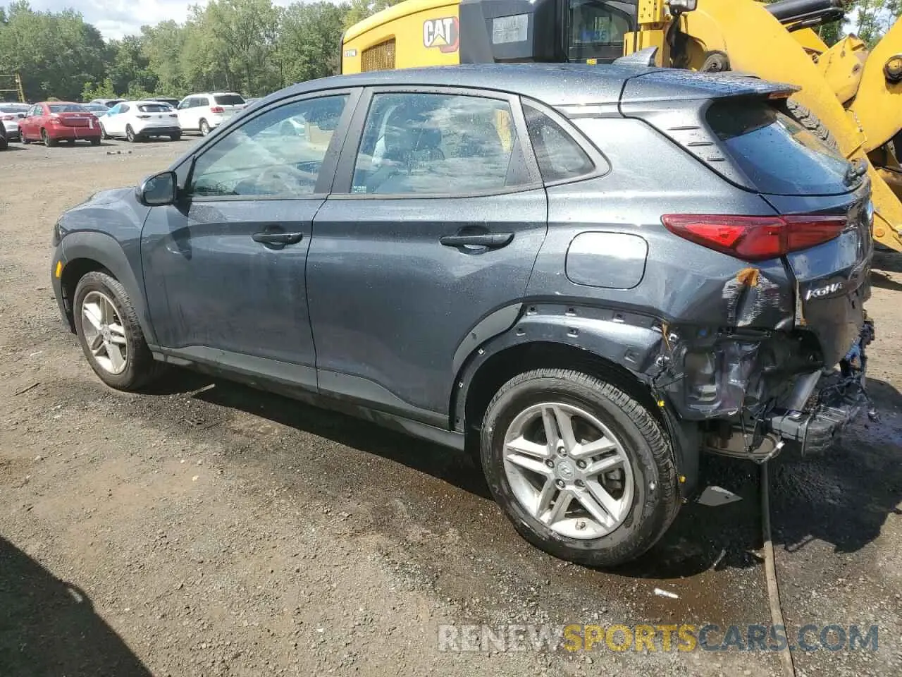 2 fotografías del automóvil dañado KM8K2CAB3NU867764 HYUNDAI KONA 2022