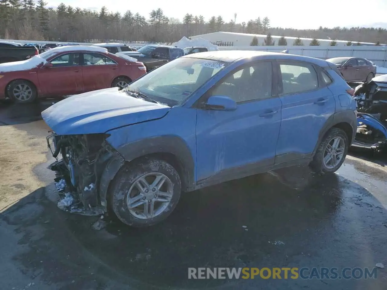 1 fotografías del automóvil dañado KM8K2CAB5NU768606 HYUNDAI KONA 2022