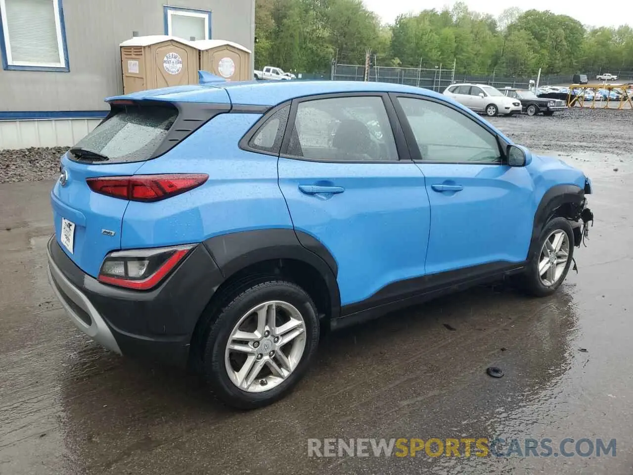 3 fotografías del automóvil dañado KM8K2CAB5NU842106 HYUNDAI KONA 2022