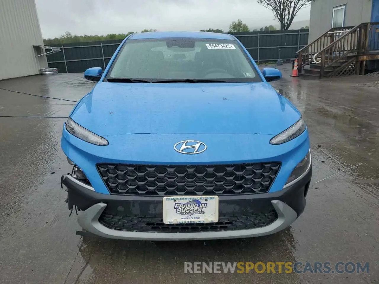 5 fotografías del automóvil dañado KM8K2CAB5NU842106 HYUNDAI KONA 2022