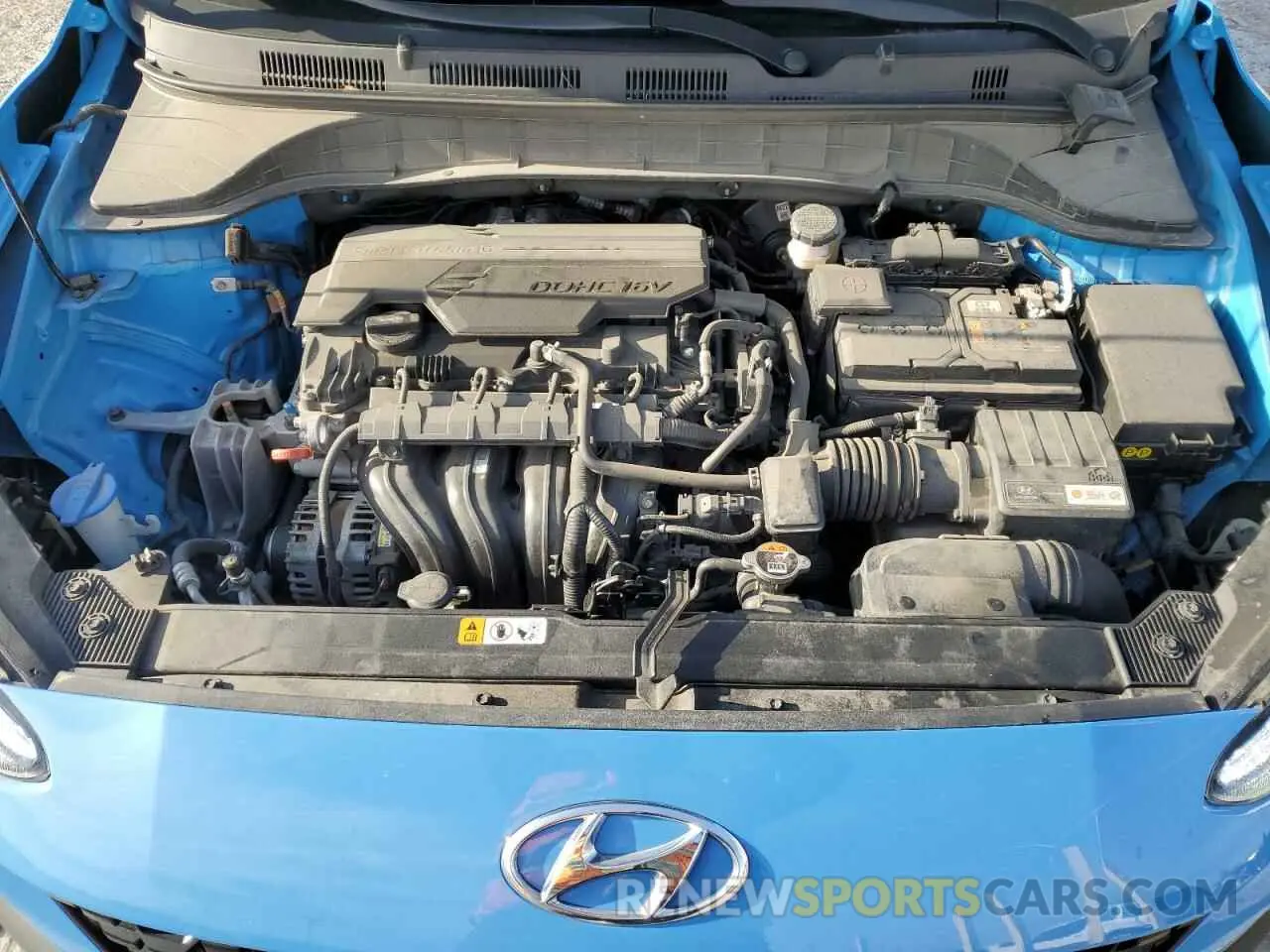 11 fotografías del automóvil dañado KM8K2CAB6NU891797 HYUNDAI KONA 2022