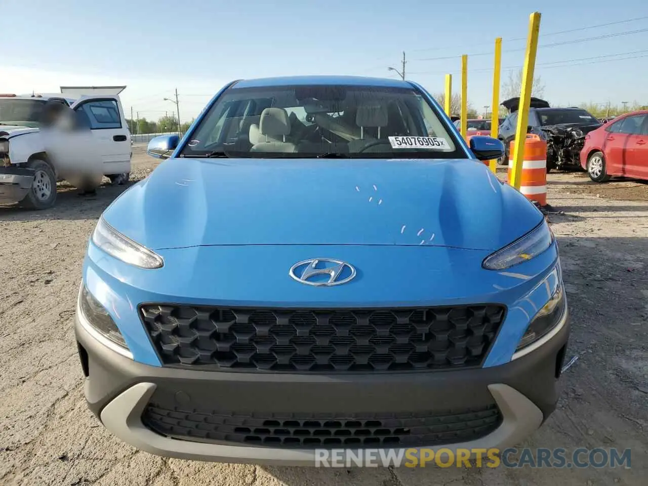 5 fotografías del automóvil dañado KM8K2CAB6NU891797 HYUNDAI KONA 2022