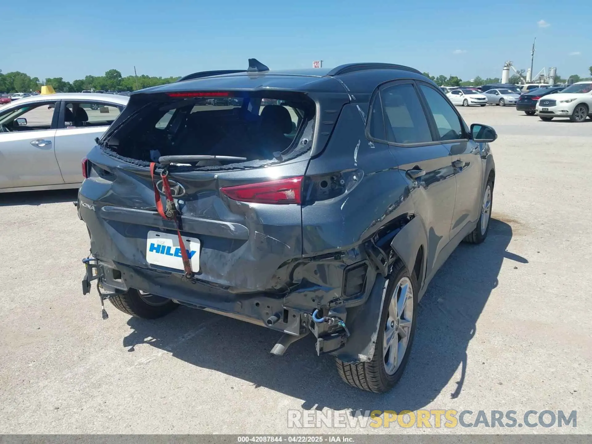 4 fotografías del automóvil dañado KM8K32AB2NU891934 HYUNDAI KONA 2022