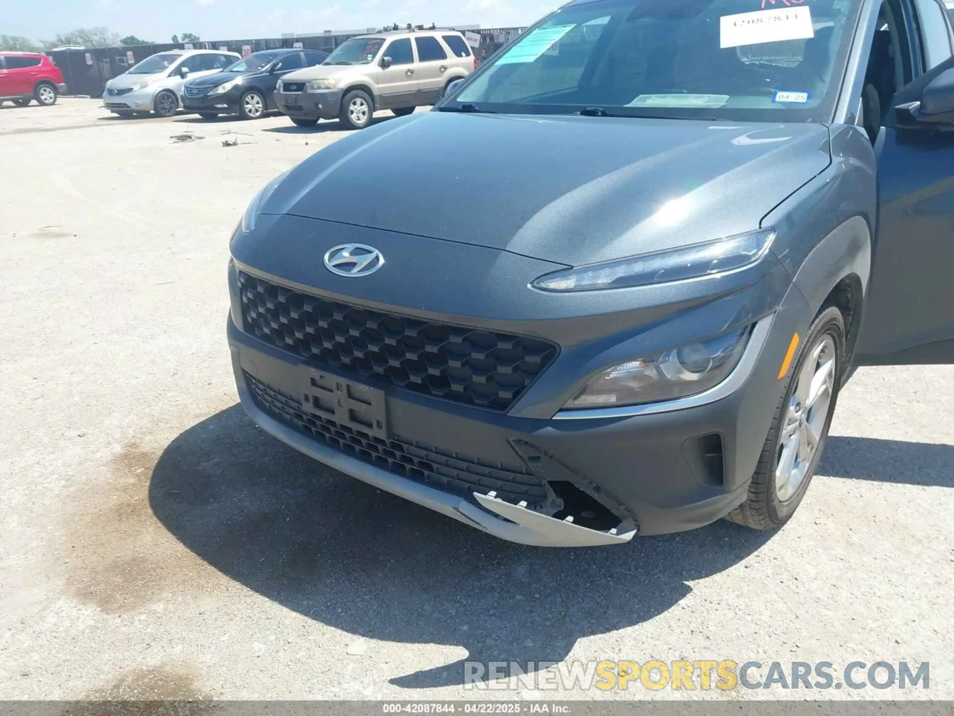 6 fotografías del automóvil dañado KM8K32AB2NU891934 HYUNDAI KONA 2022