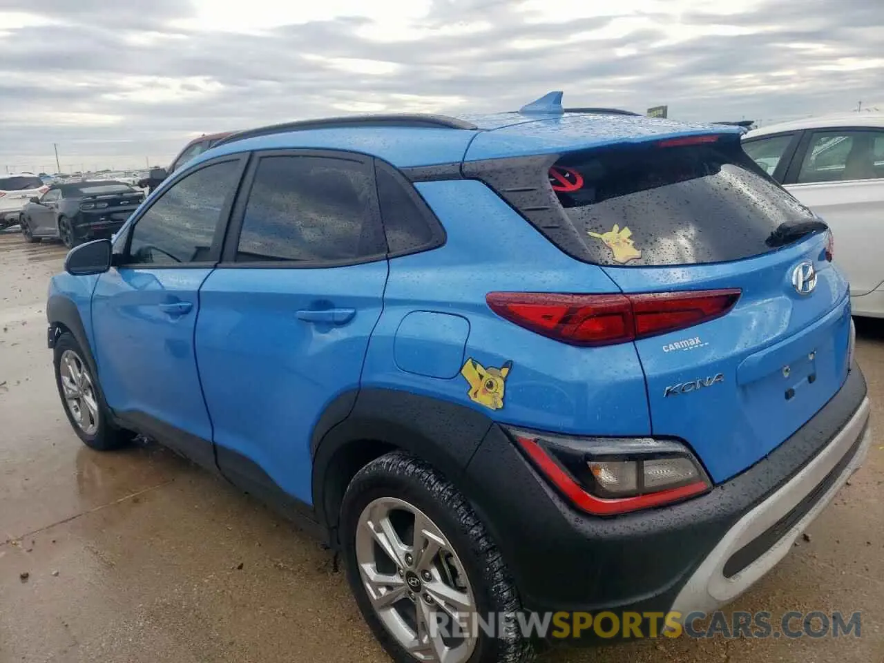 2 fotografías del automóvil dañado KM8K32AB5NU871550 HYUNDAI KONA 2022