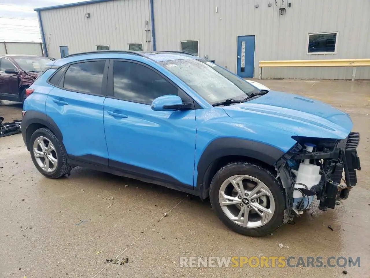 4 fotografías del automóvil dañado KM8K32AB5NU871550 HYUNDAI KONA 2022
