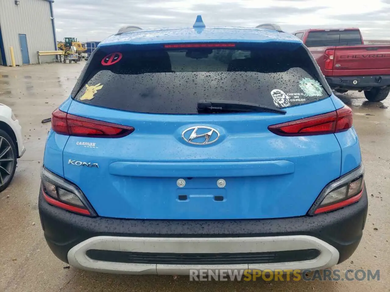 6 fotografías del automóvil dañado KM8K32AB5NU871550 HYUNDAI KONA 2022