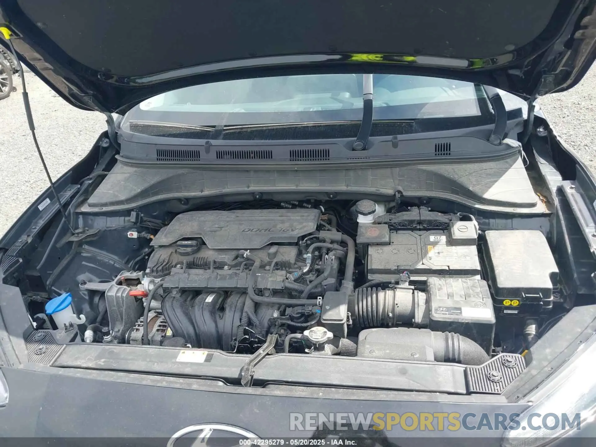 10 fotografías del automóvil dañado KM8K32AB6NU857401 HYUNDAI KONA 2022