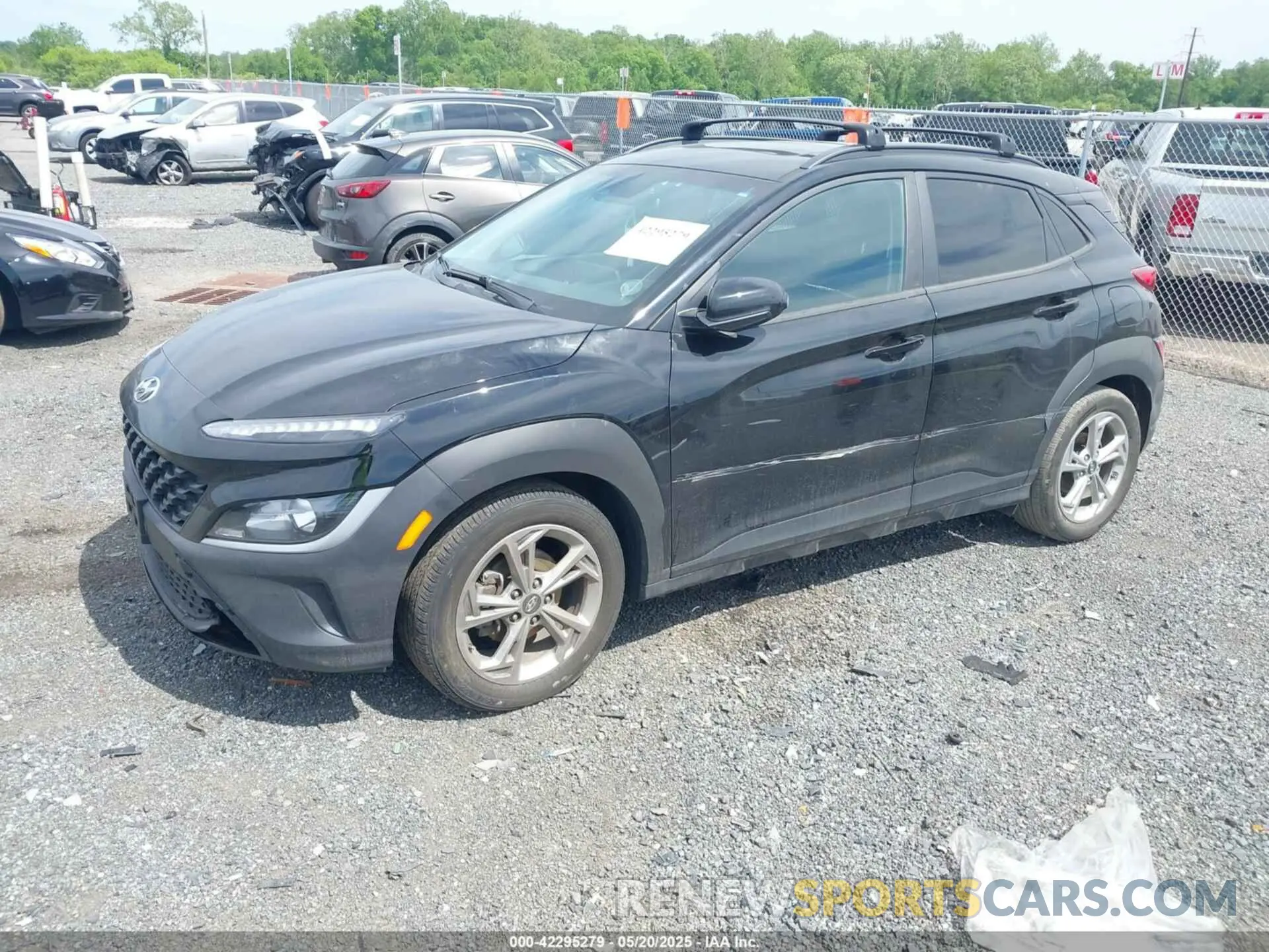 2 fotografías del automóvil dañado KM8K32AB6NU857401 HYUNDAI KONA 2022