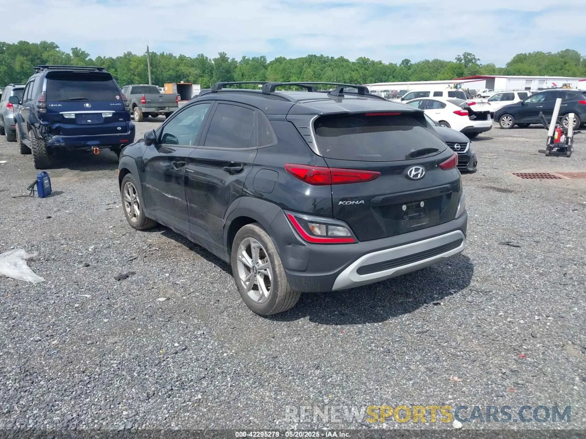 3 fotografías del automóvil dañado KM8K32AB6NU857401 HYUNDAI KONA 2022