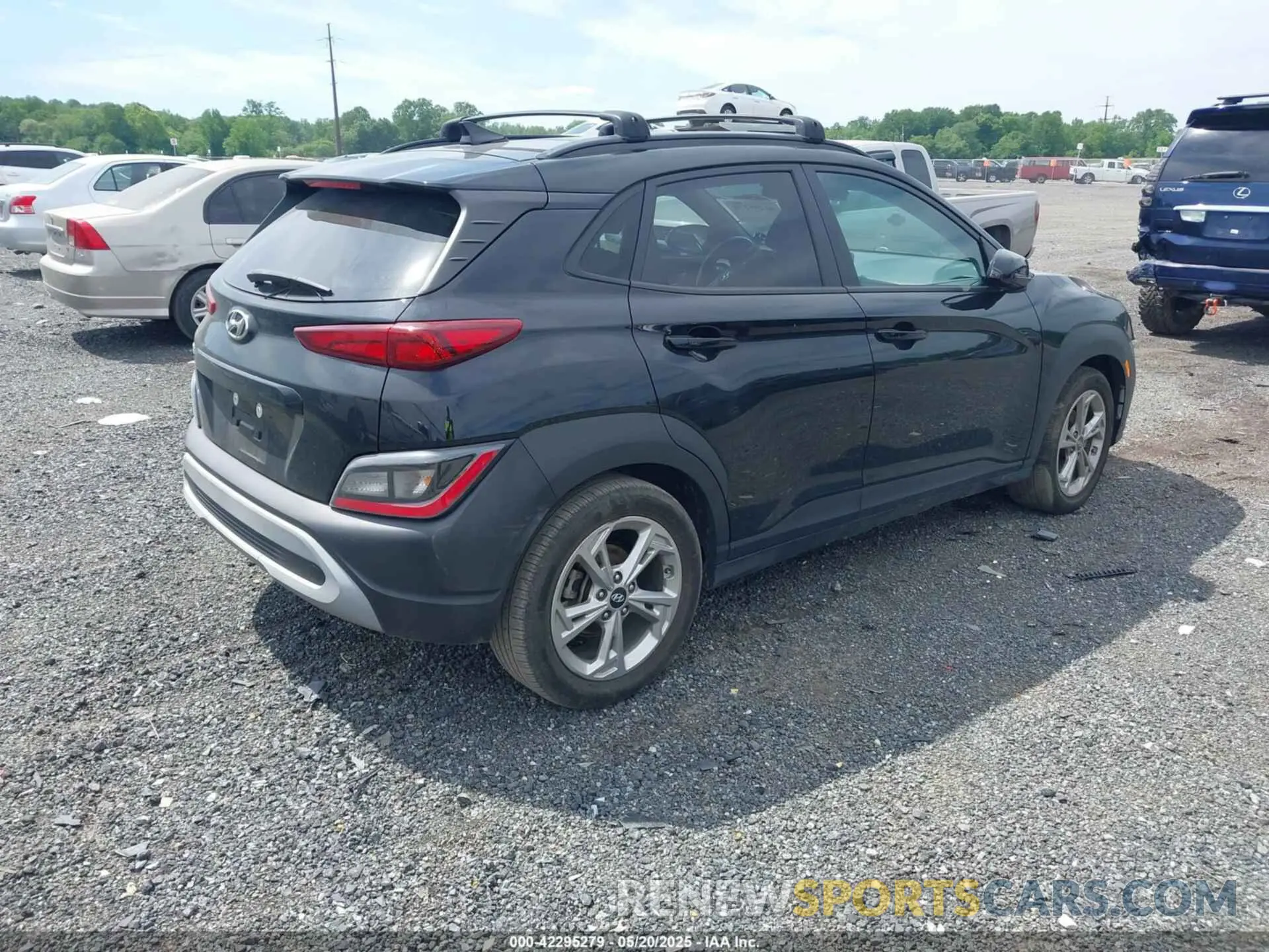 4 fotografías del automóvil dañado KM8K32AB6NU857401 HYUNDAI KONA 2022