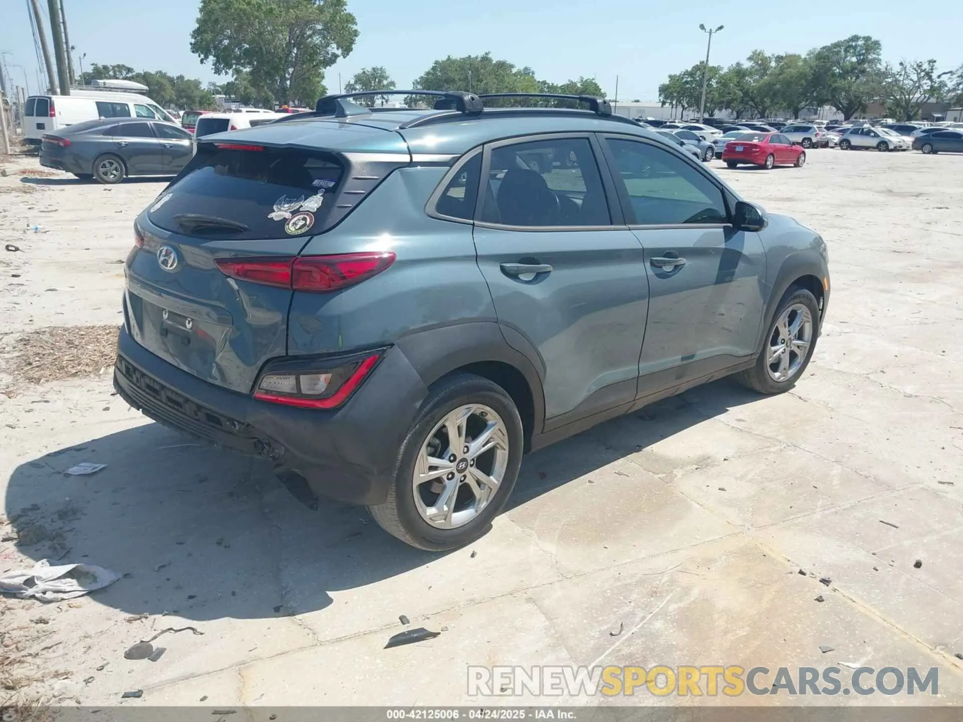 4 fotografías del automóvil dañado KM8K32AB7NU795104 HYUNDAI KONA 2022