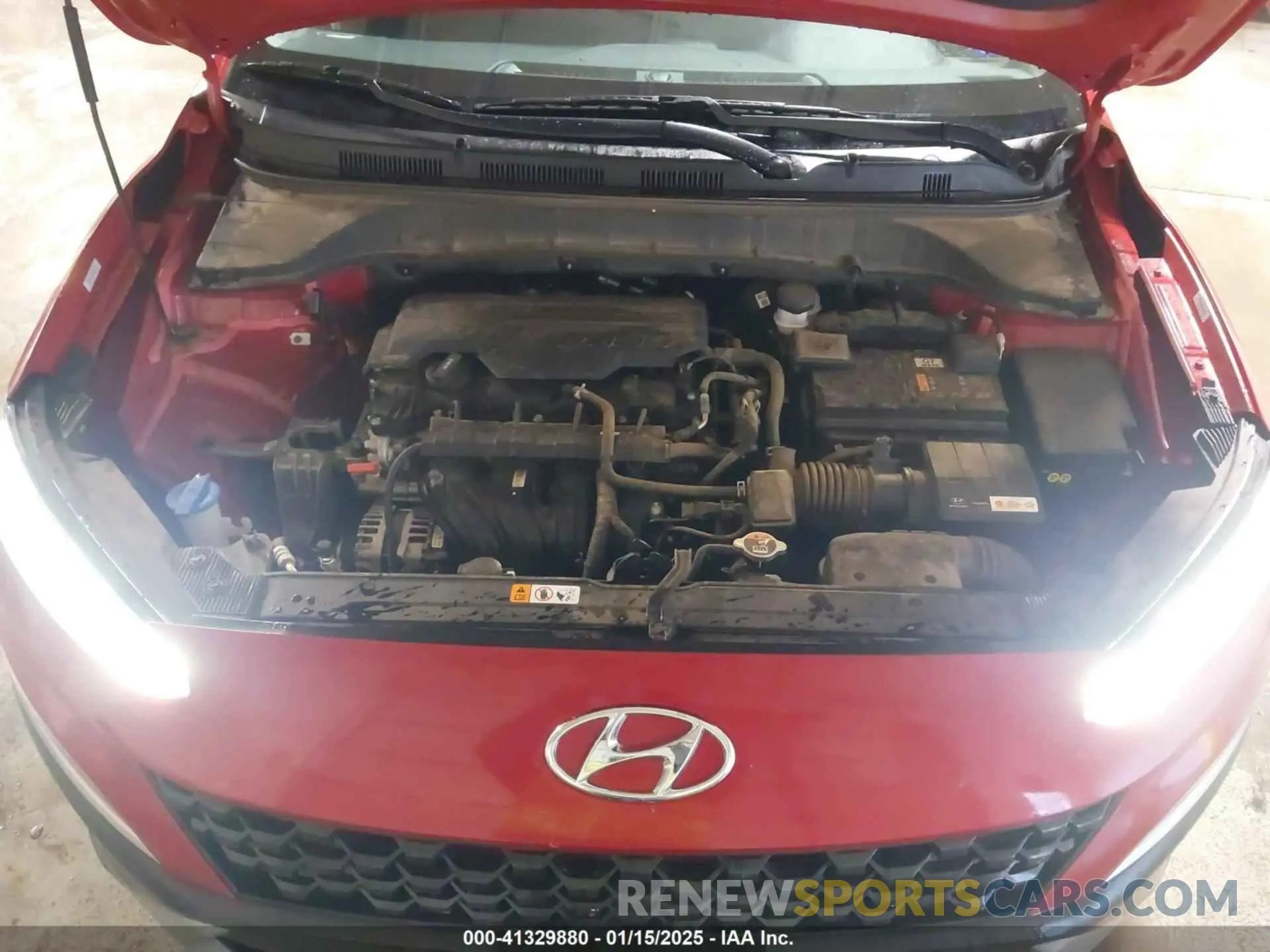 10 fotografías del automóvil dañado KM8K32AB7NU891234 HYUNDAI KONA 2022
