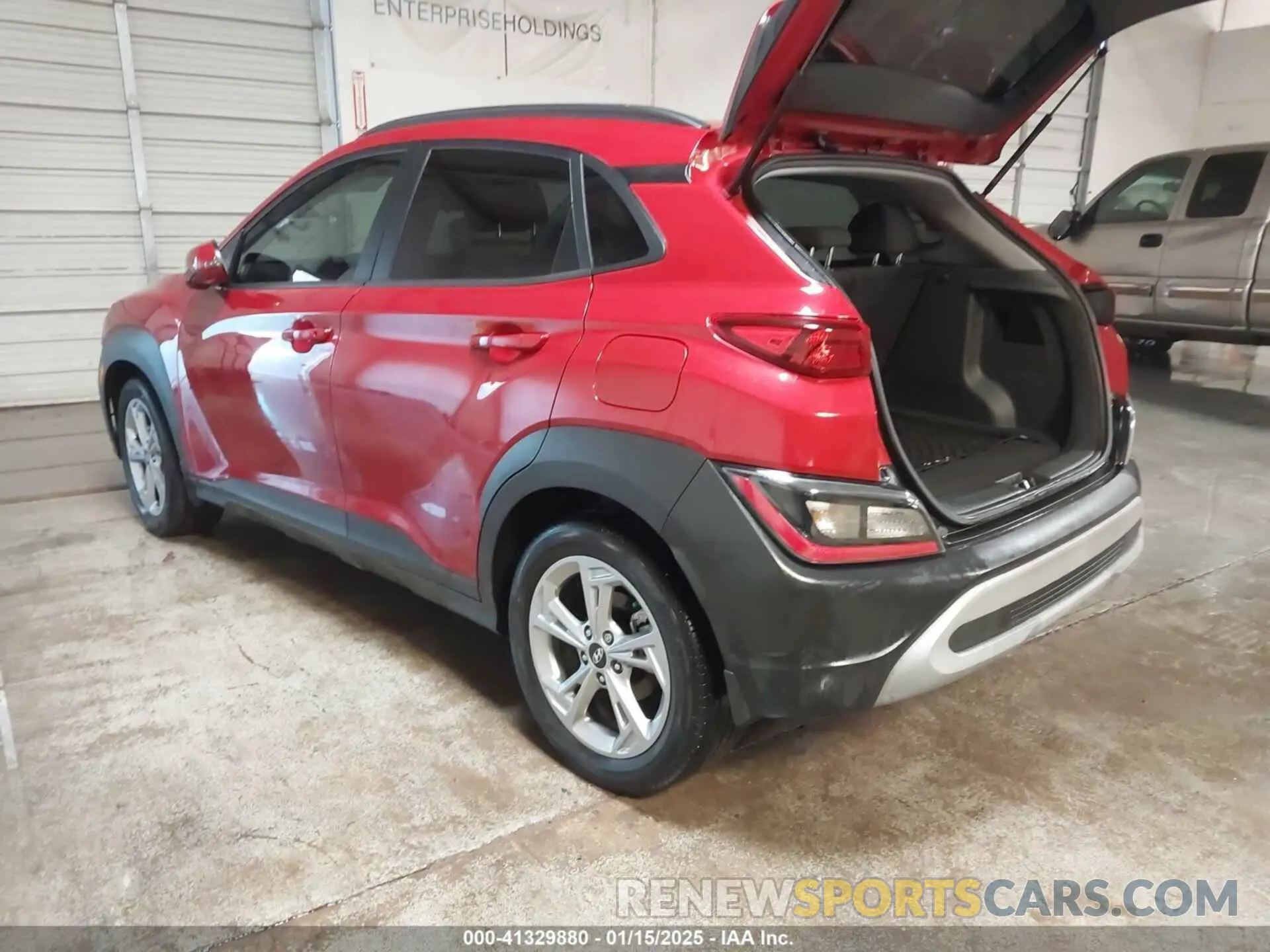 3 fotografías del automóvil dañado KM8K32AB7NU891234 HYUNDAI KONA 2022