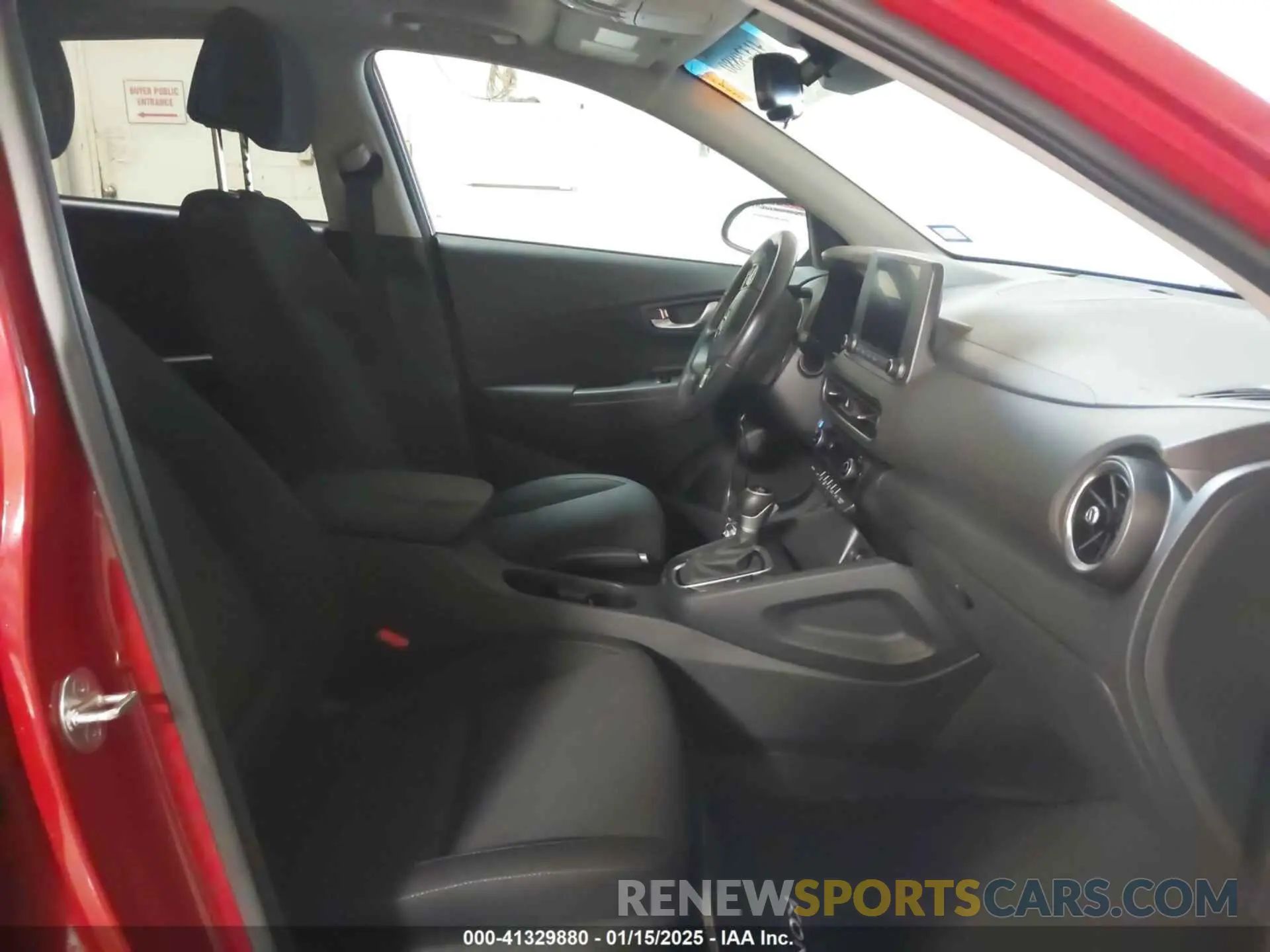 5 fotografías del automóvil dañado KM8K32AB7NU891234 HYUNDAI KONA 2022