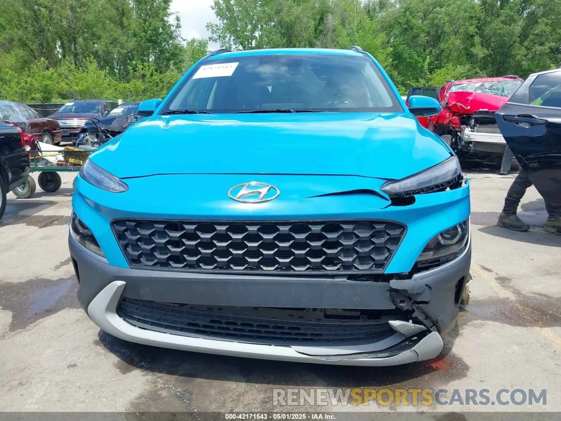 13 fotografías del automóvil dañado KM8K32AB8NU770762 HYUNDAI KONA 2022
