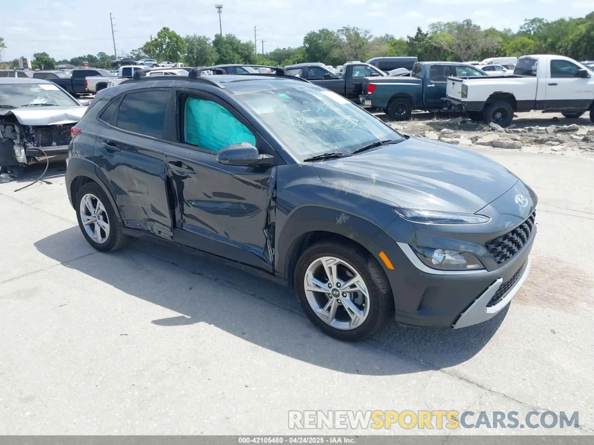 1 fotografías del automóvil dañado KM8K32AB9NU915730 HYUNDAI KONA 2022
