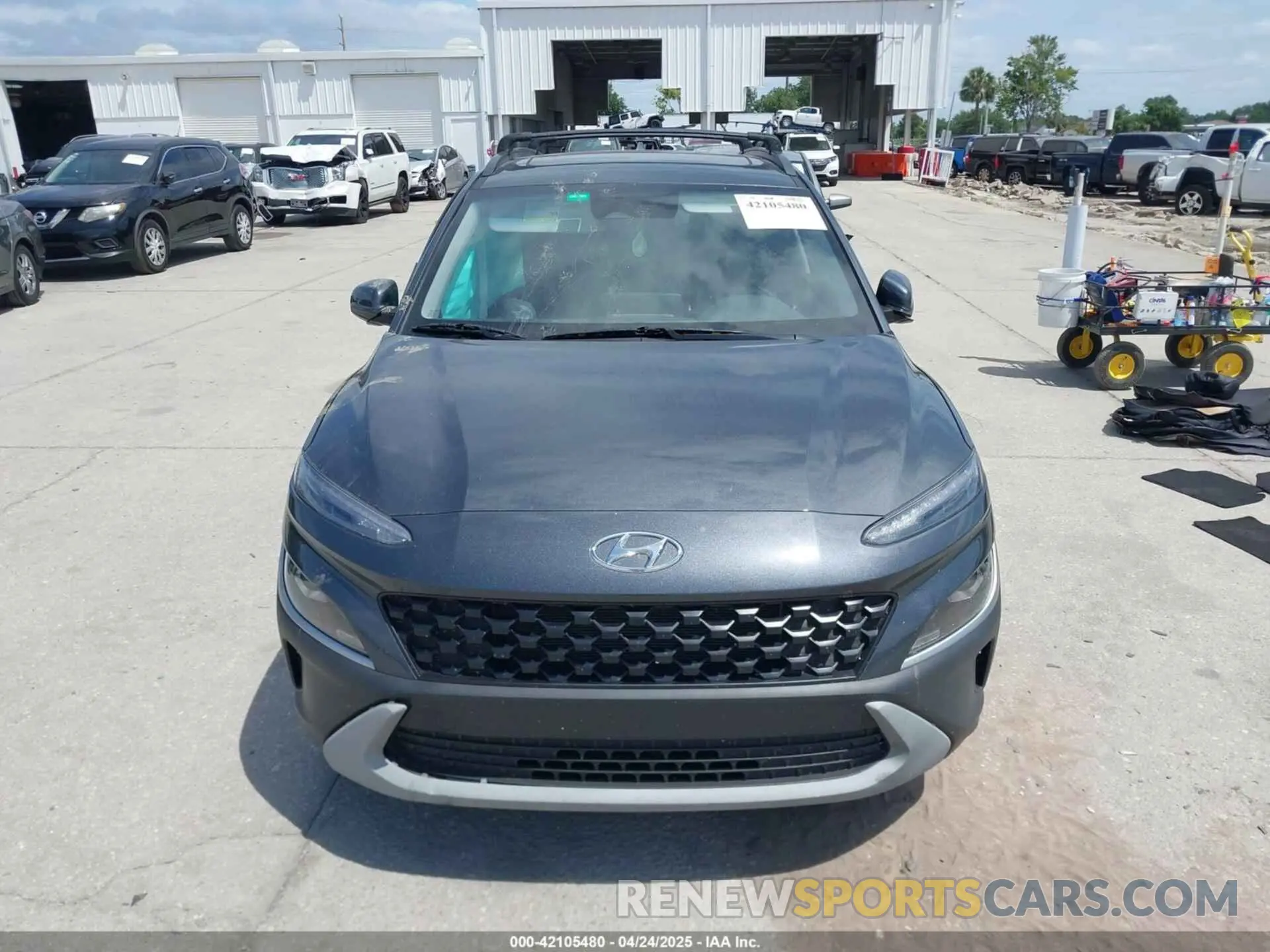 11 fotografías del automóvil dañado KM8K32AB9NU915730 HYUNDAI KONA 2022