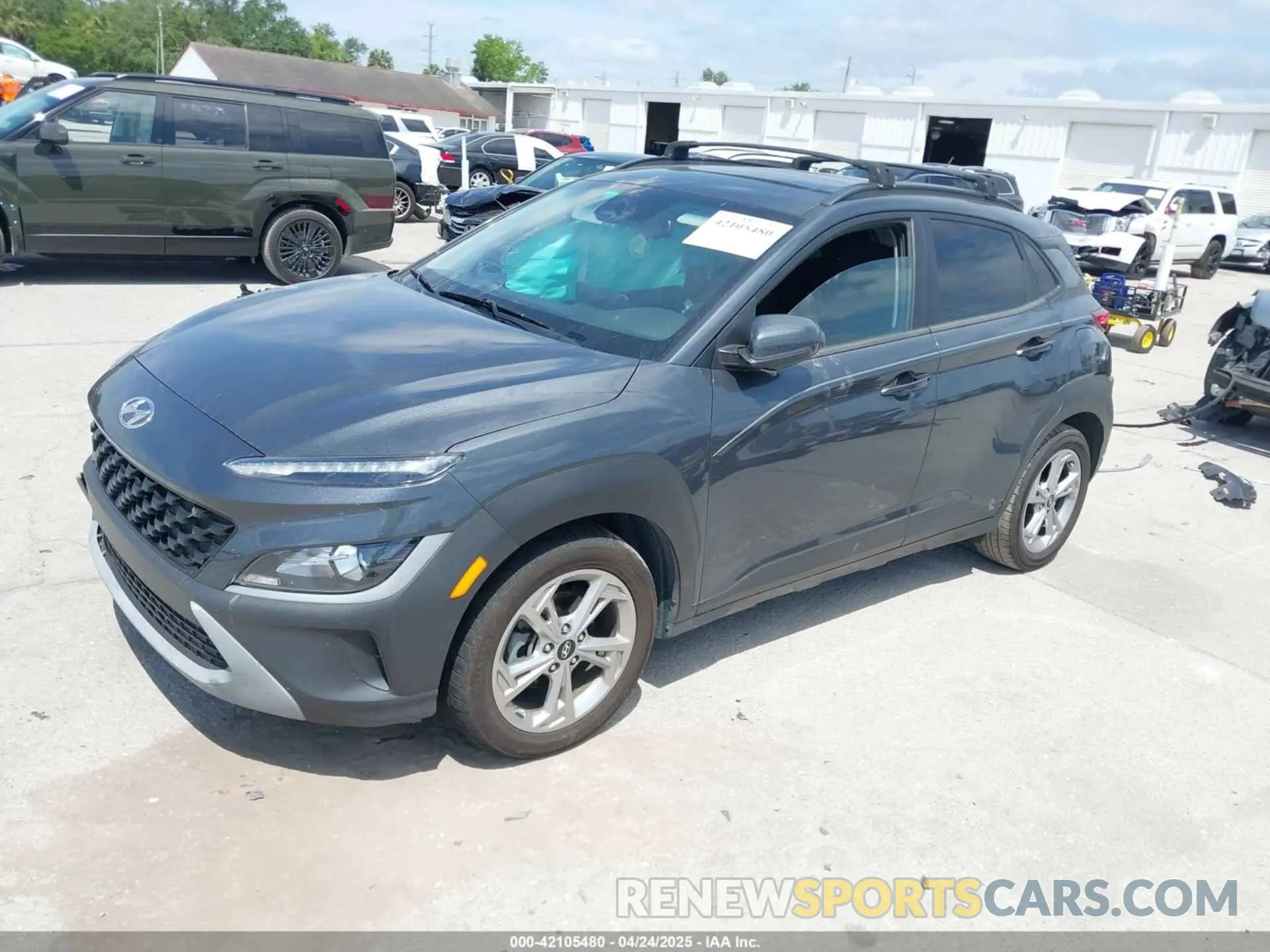 2 fotografías del automóvil dañado KM8K32AB9NU915730 HYUNDAI KONA 2022