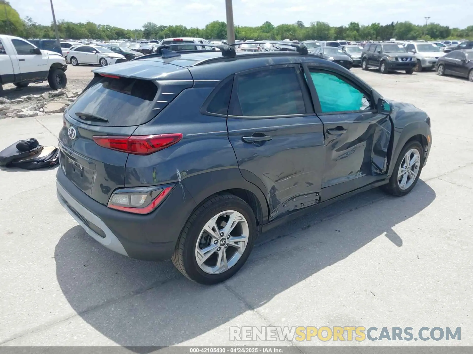 4 fotografías del automóvil dañado KM8K32AB9NU915730 HYUNDAI KONA 2022